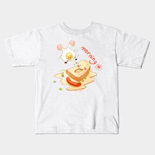 Good Morning cartoony Kids T-Shirt